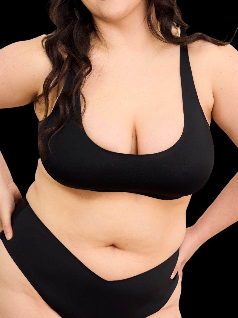onewith swim Mystic Scoop Neck Bikini Top | FINAL SALE Size 3XL3XL / Abyss